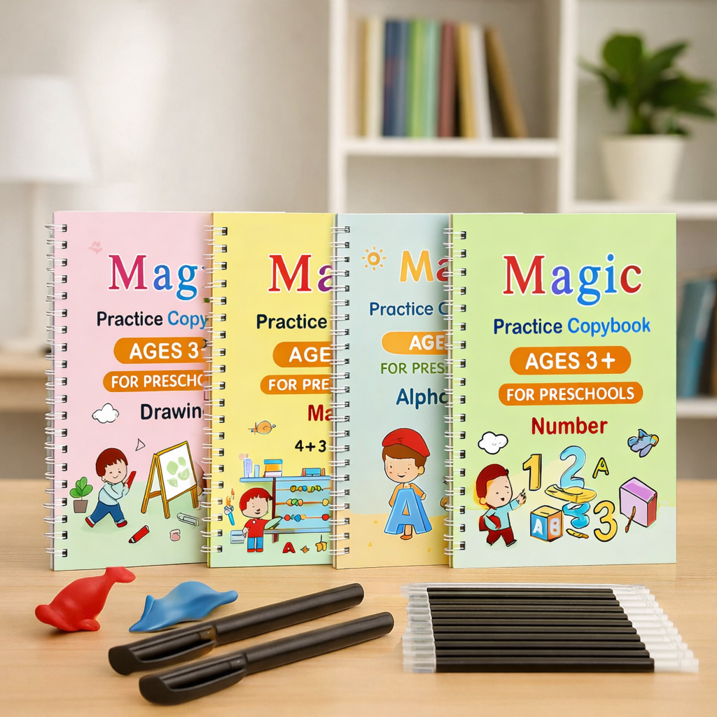 Magic Practice Copybook - Buy 1 Get 3 Free – 50% OFF Today!