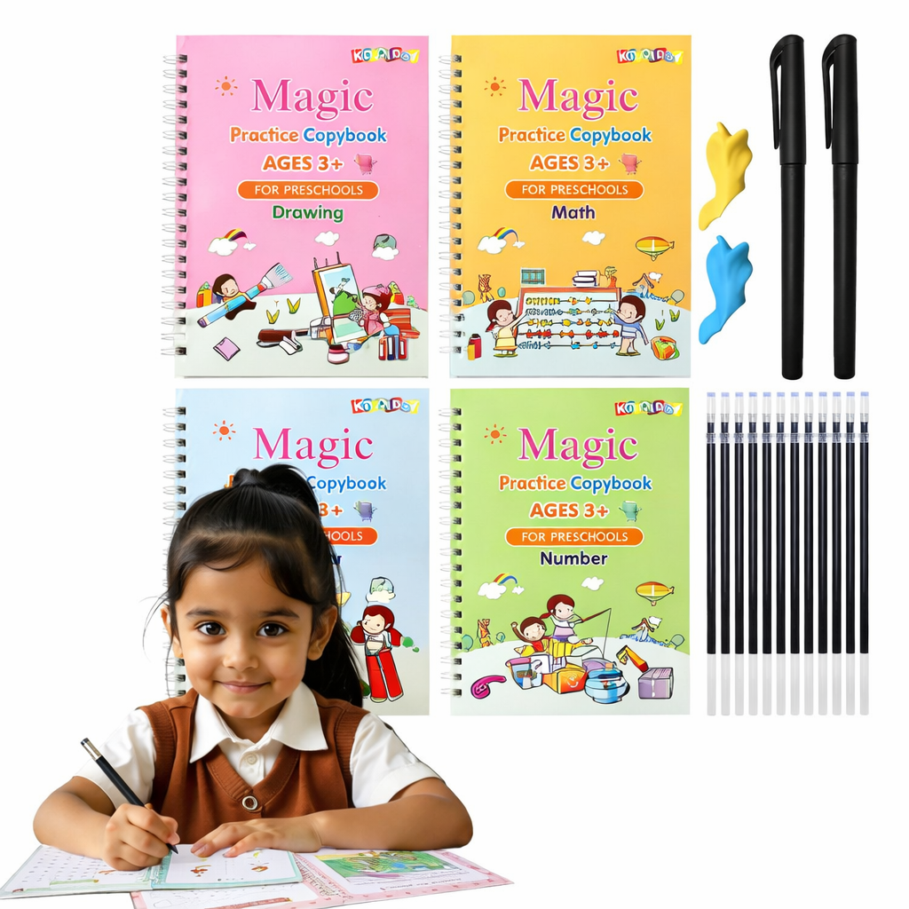 Magic Practice Copybook - Buy 1 Get 3 Free – 50% OFF Today!