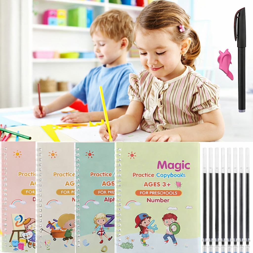 Magic Practice Copybook - Buy 1 Get 3 Free – 50% OFF Today!